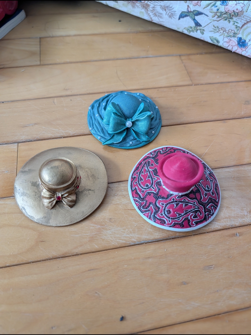 Vtg Couture Collection Miniature Hats